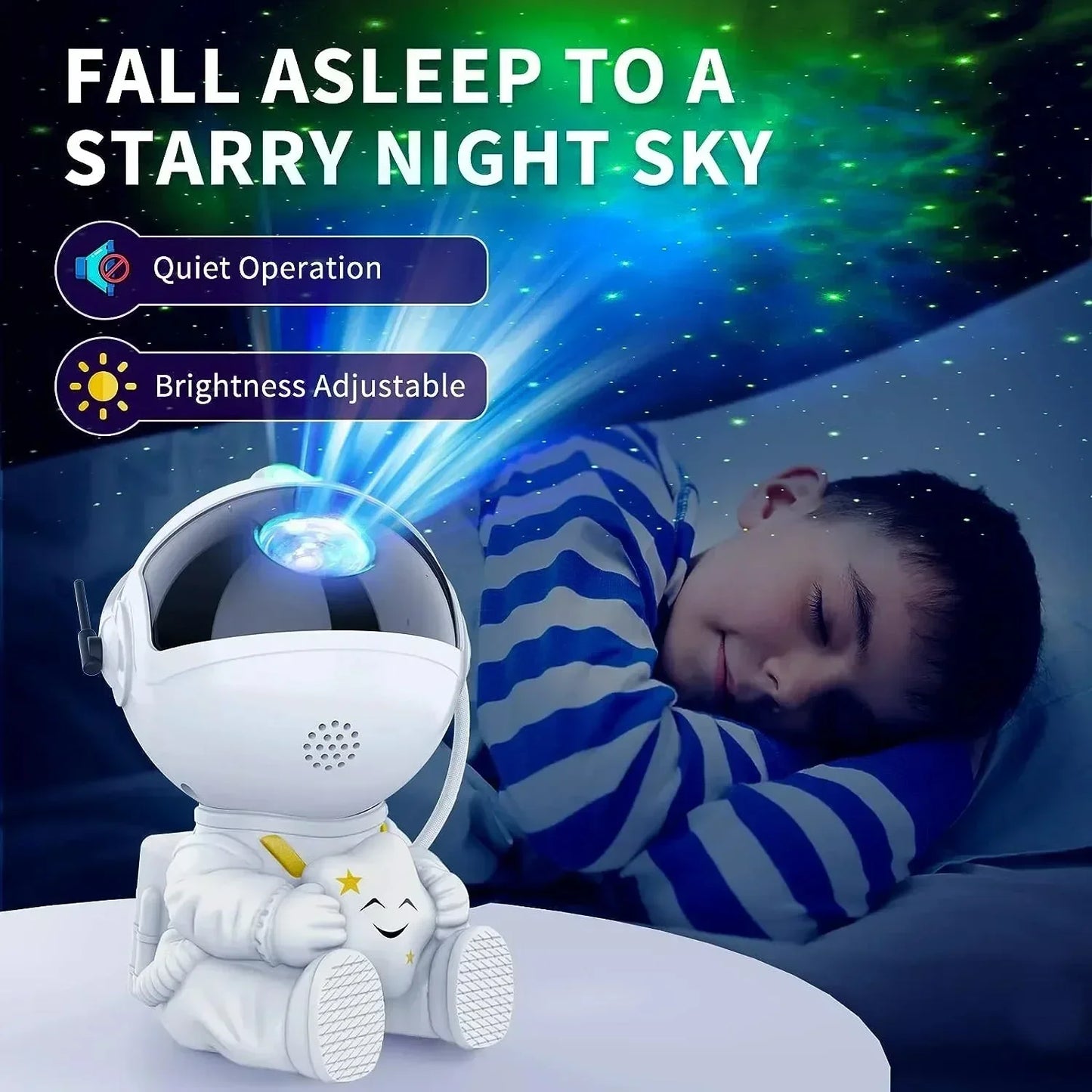 Astronaut - LED star lamp for children's room
🎄🎄🎄 For Children Christmas Gifts 🎄🎄🎄