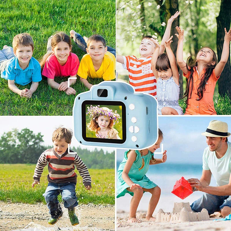 Mini Children Camera X2 Digital Vintage Camera Educational Toys Kids Projection Video Camera Outdoor Photography Toy Gifts